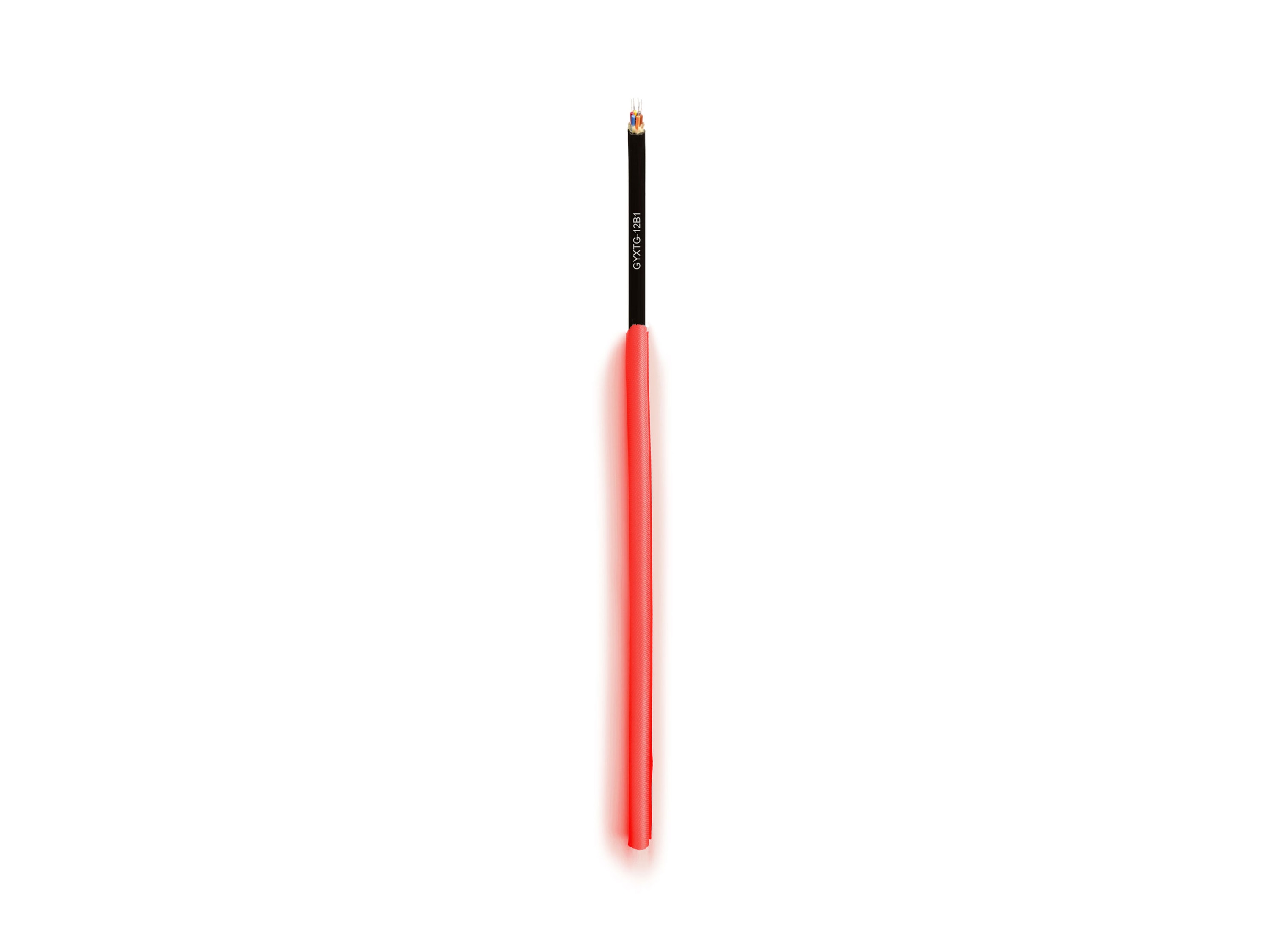 M Universal Cable Sock Self Wrapping 5mm Red 25m