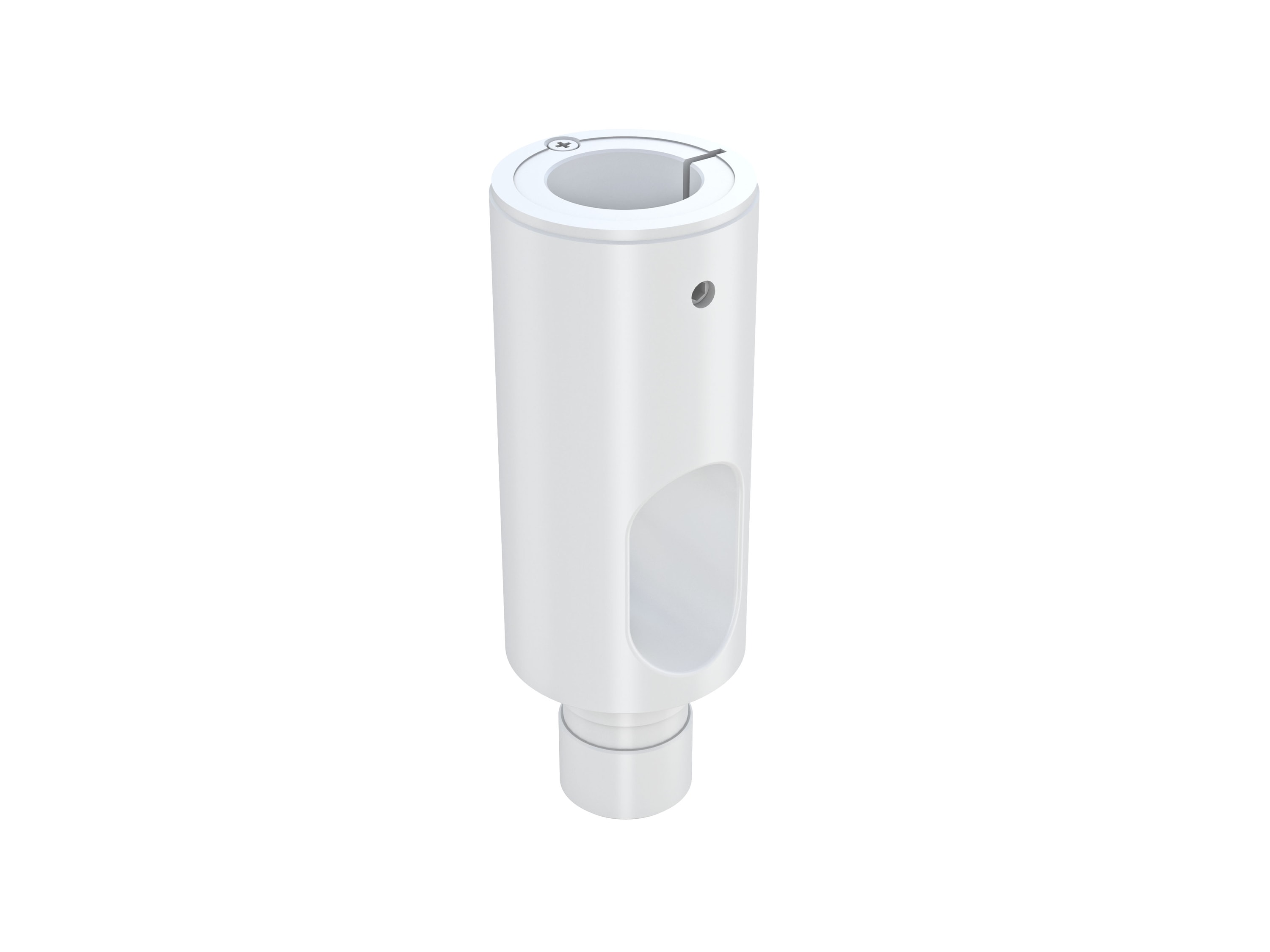 M Extension Pipe 10cm for M VESA Gas Lift Arm Single White
