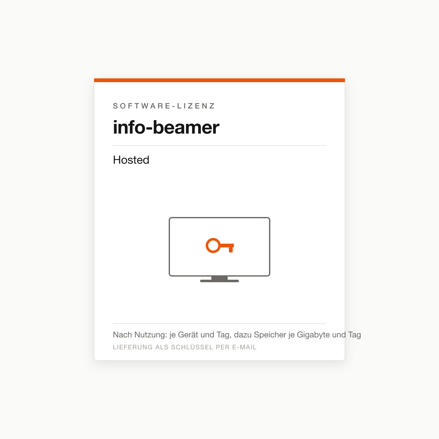 info-beamer Hosted — Digital-Signage-Lizenz