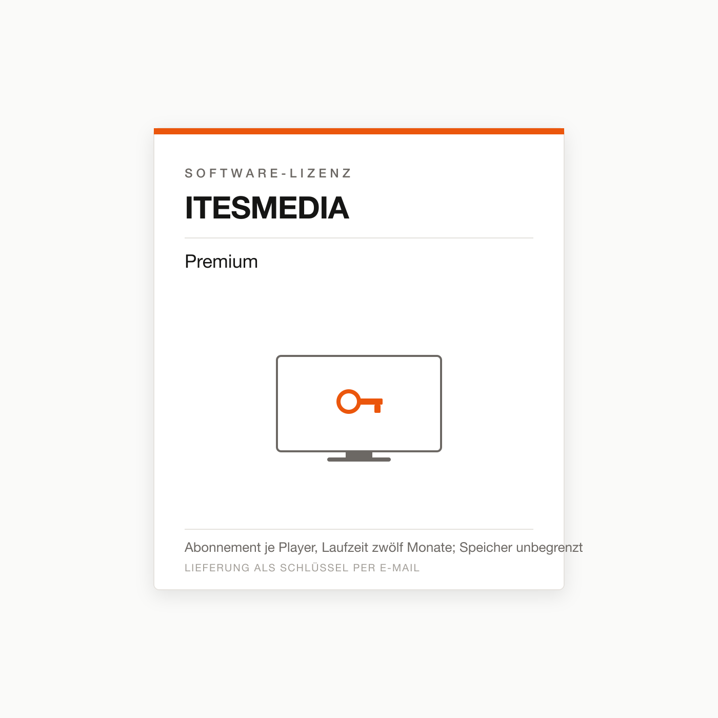 ITESMEDIA Premium — Digital-Signage-Lizenz