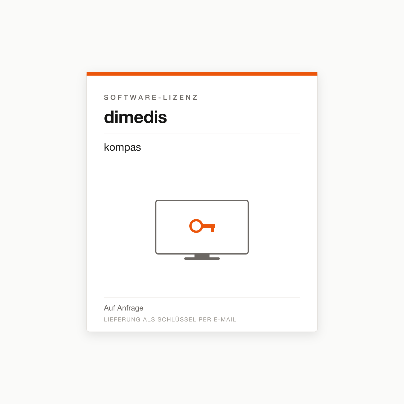 dimedis kompas — Digital-Signage-Lizenz