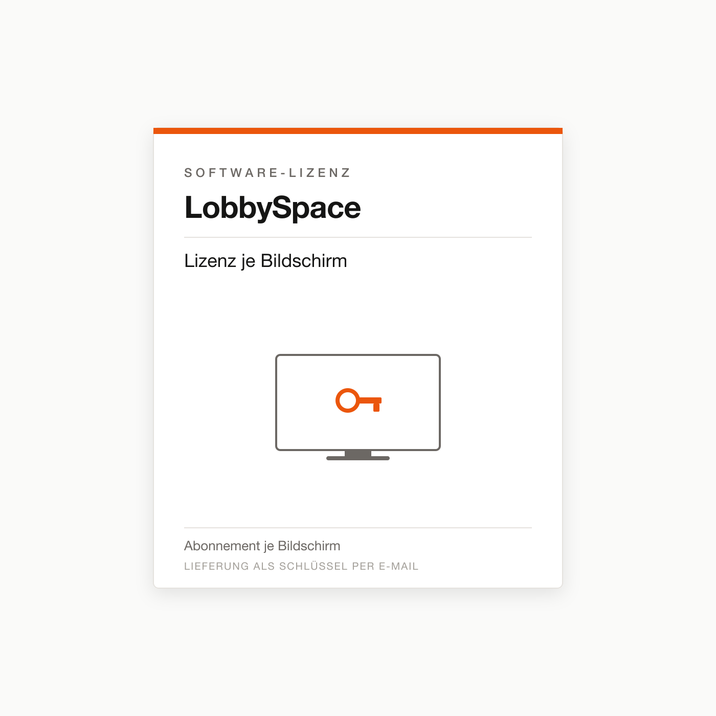 LobbySpace — Digital-Signage-Lizenz