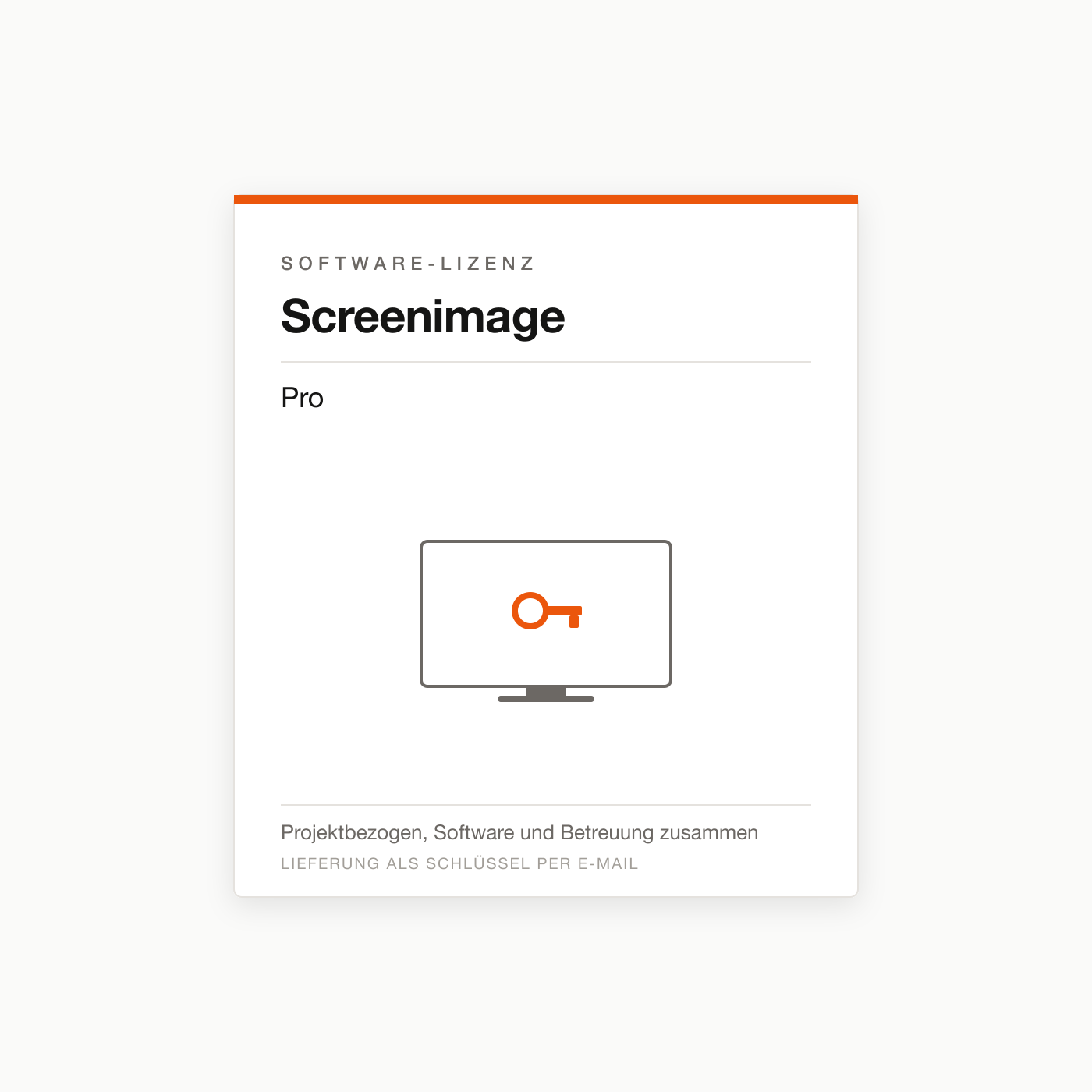 Screenimage Pro — Digital-Signage-Lizenz