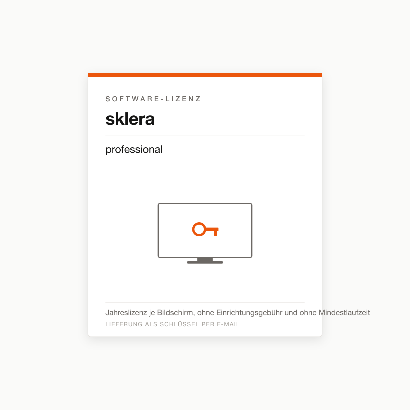 sklera professional — Digital-Signage-Lizenz