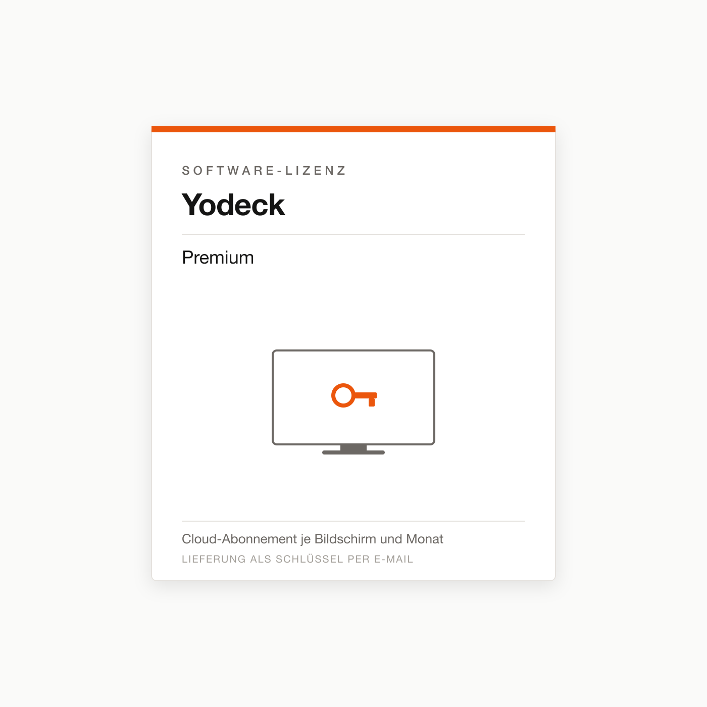 Yodeck Premium — Digital-Signage-Lizenz